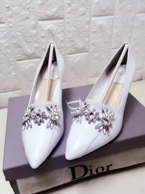 DIOR Shallow mouth kitten heel Shoes Women--009